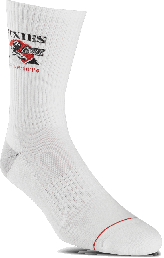 Etnies Weiße Rebel Sports Crew-Socke
